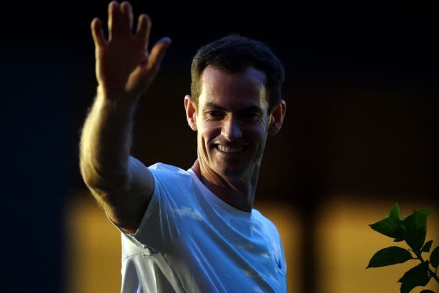 Tributes were paid to Andy Murray during an emotional evening at Wimbledon (Zac Goodwin/PA)