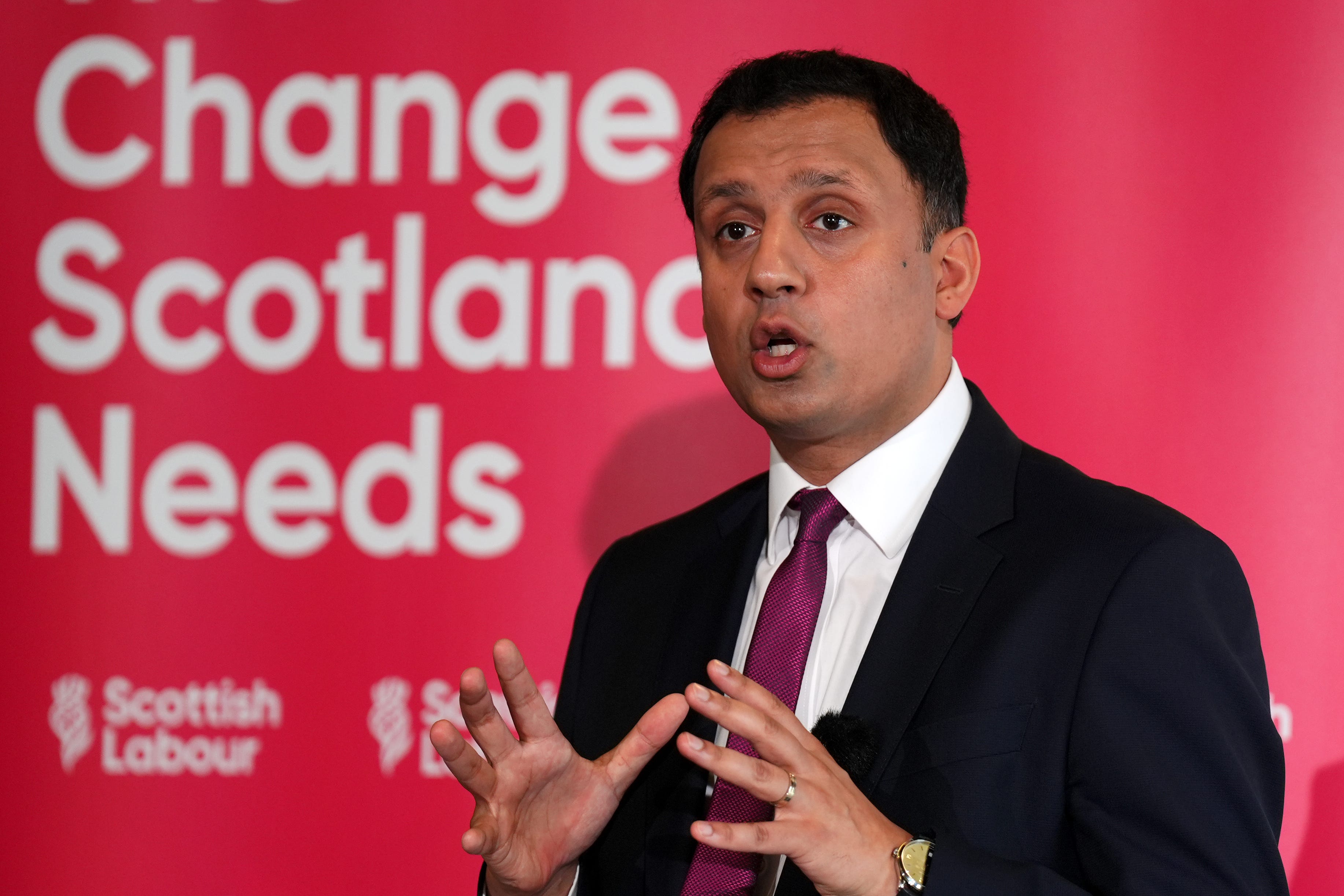 The Scottish Labour leader spoke as he entered the Glasgow count on Friday morning (Andrew Milligan/PA)