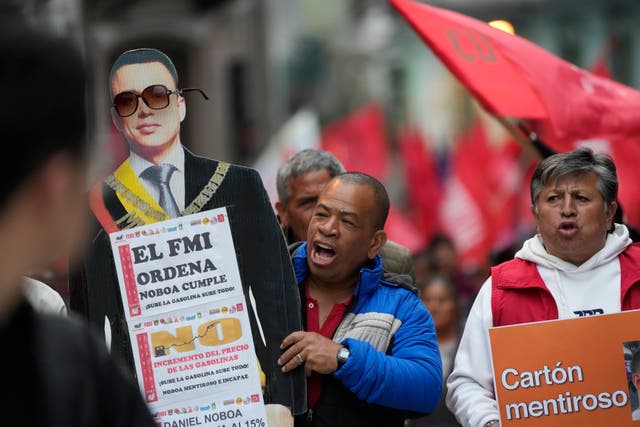 ECUADOR-PROTESTAS