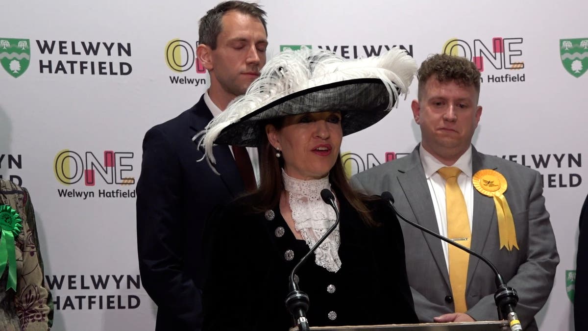 The flamboyant hats of returning officers steal the show on election night