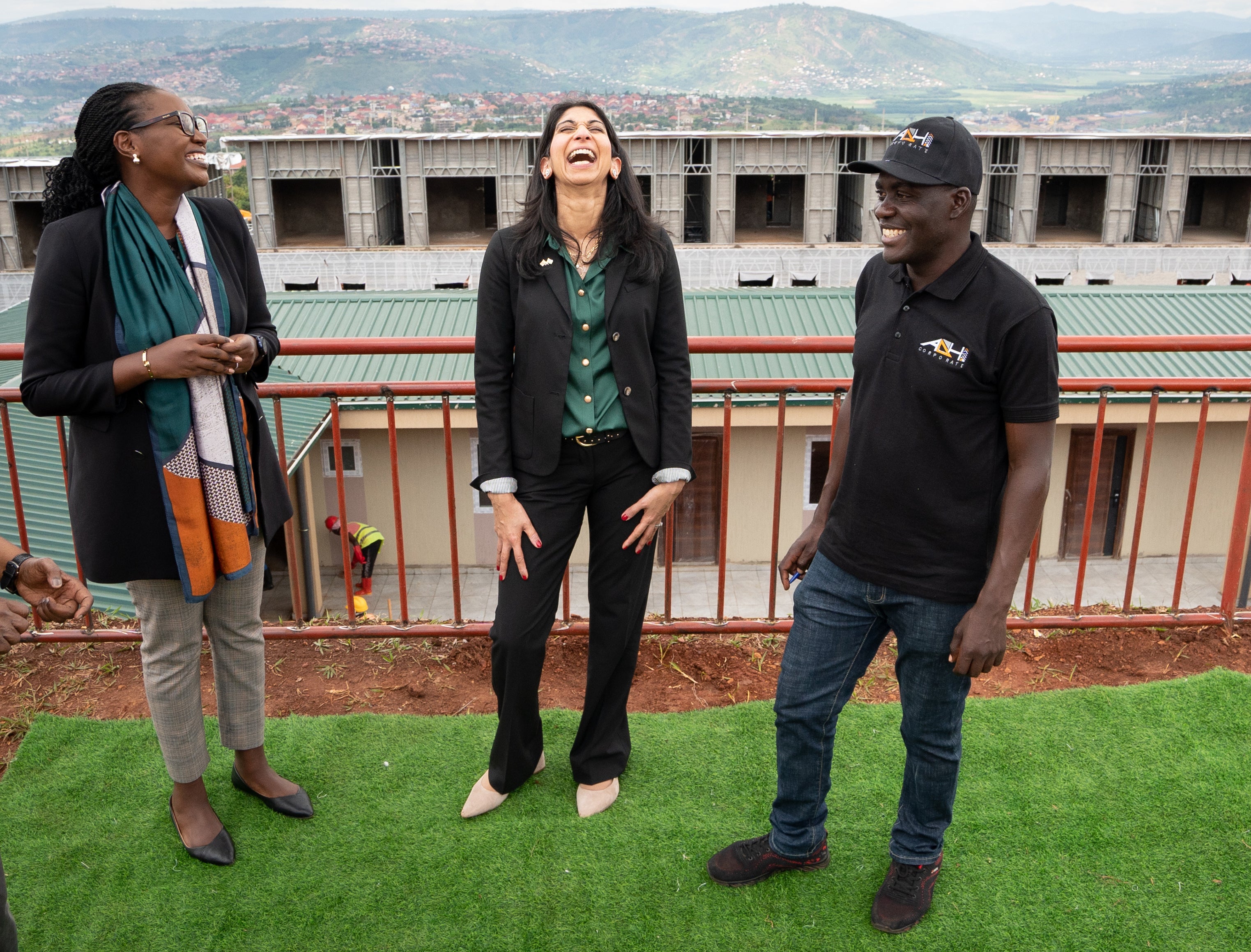 Suella Braverman was one of three home secretaries to visit Kigali to promote the Rwanda deal (Stefan Rousseau/PA)