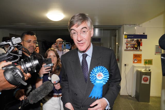 <p>Jacob Rees-Mogg may pursue a career in front of the camera </p>