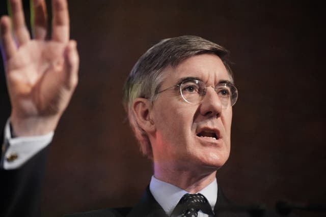 Sir Jacob Rees-Mogg pictured in February 2024 (Victoria Jones/PA)