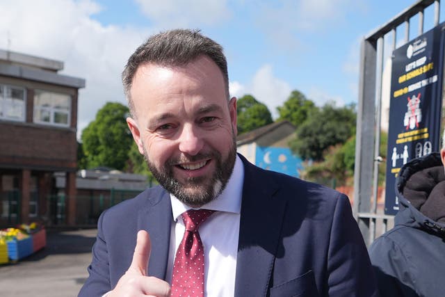 SDLP leader Colum Eastwood (PA)