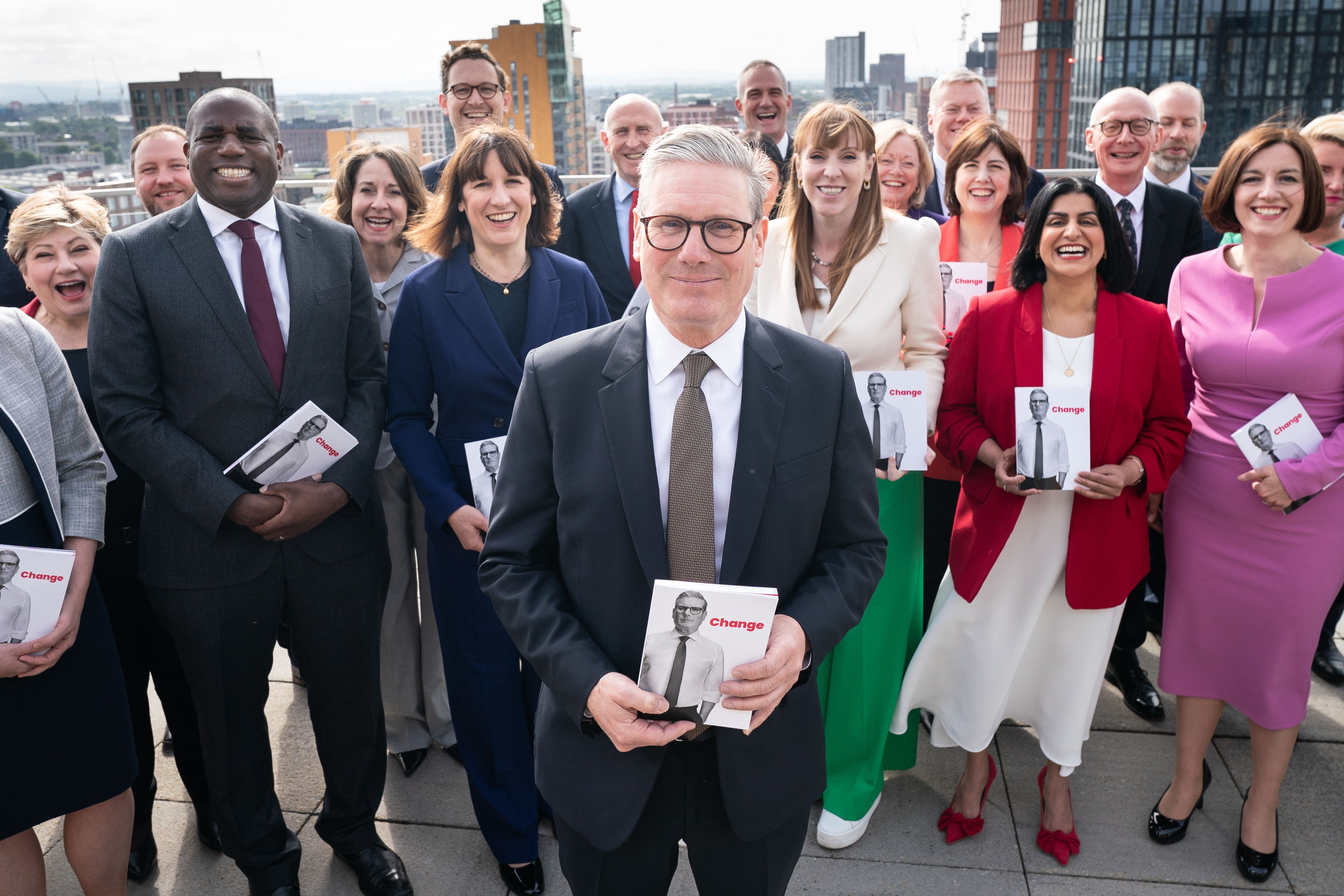 Labour Party leader Sir Keir Starmer unveils his party’s manifesto (Stefan Rousseau/PA)