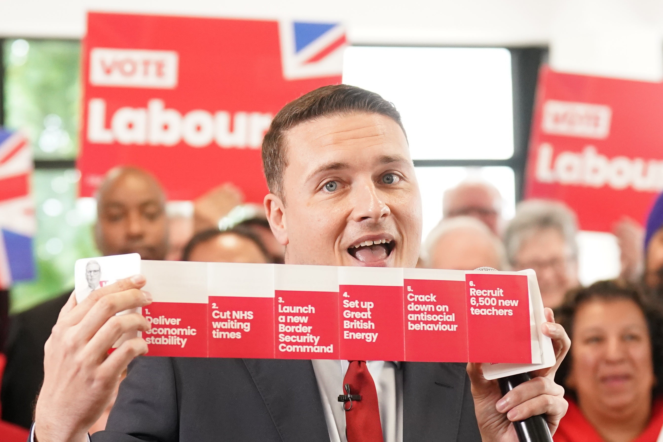 Shadow health secretary Wes Streeting (Stefan Rousseau/PA)