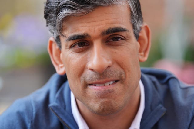 Rishi Sunak has been Tory leader since October 2022 (Jonathan Brady/PA)