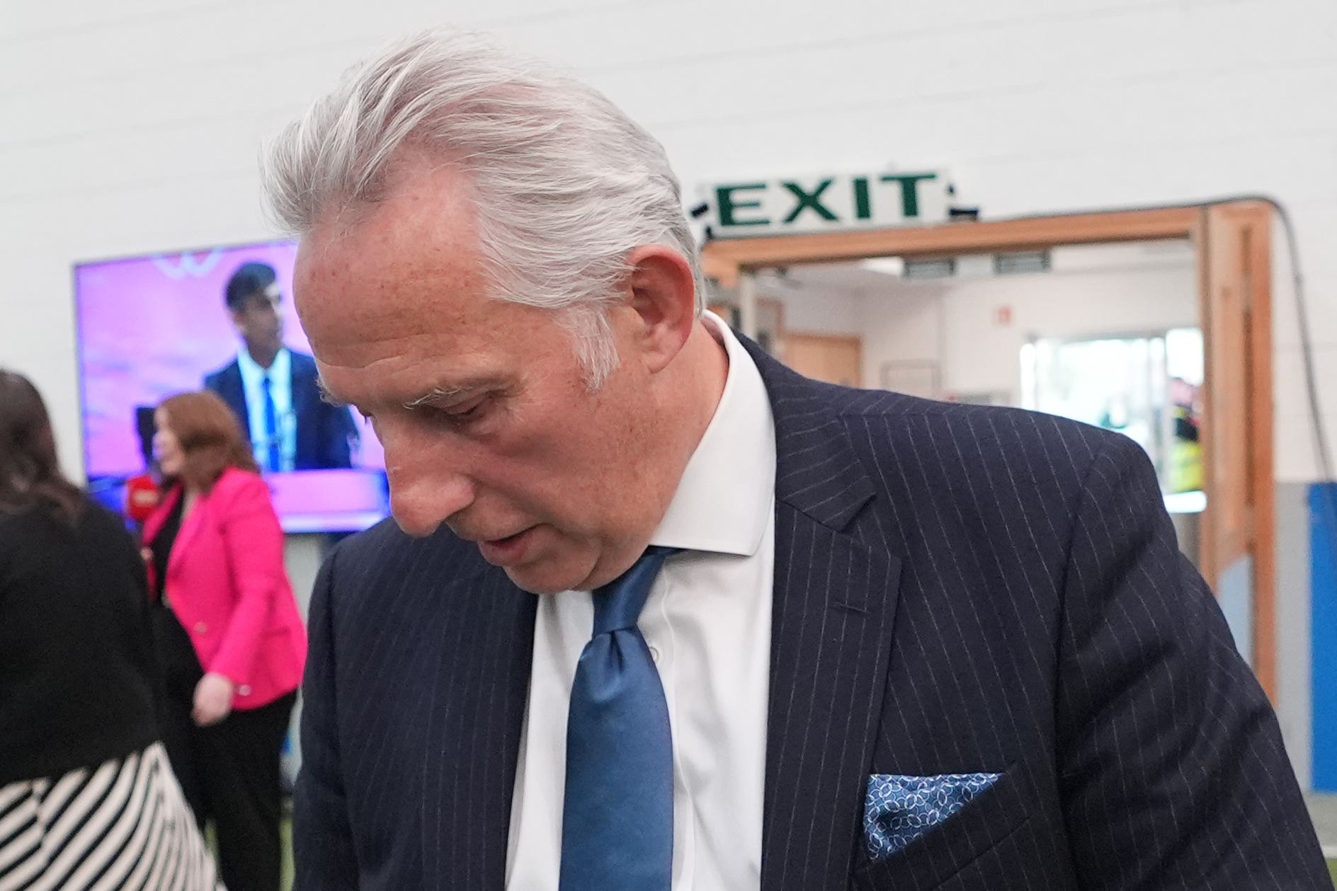 The DUP’s Ian Paisley Jr, who had held the North Antrim seat since 2010, lost to TUV leader Jim Allister (Niall Carson/PA)
