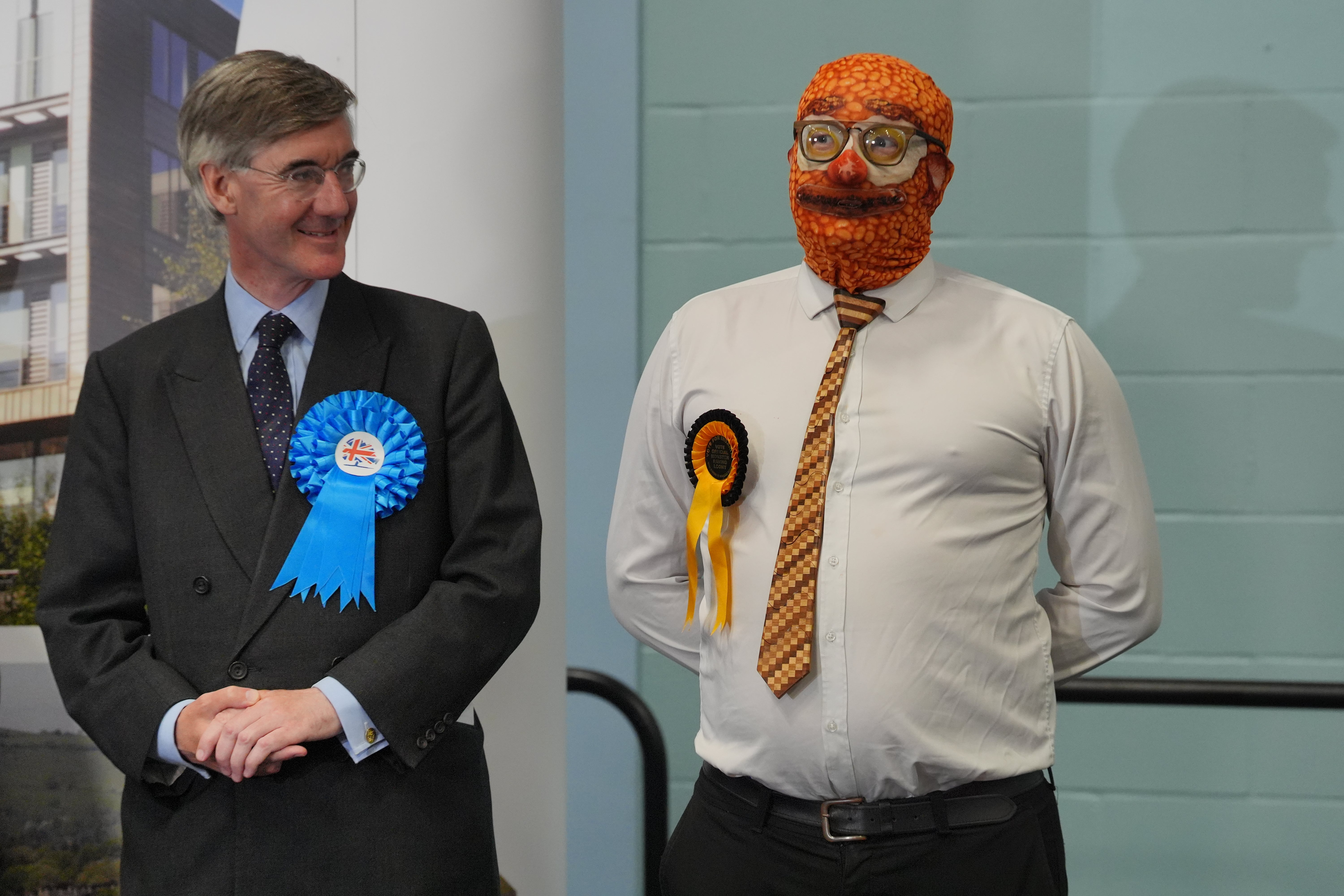 Jacob Rees-Mogg at the count for the North East Somerset and Hanham seat last week