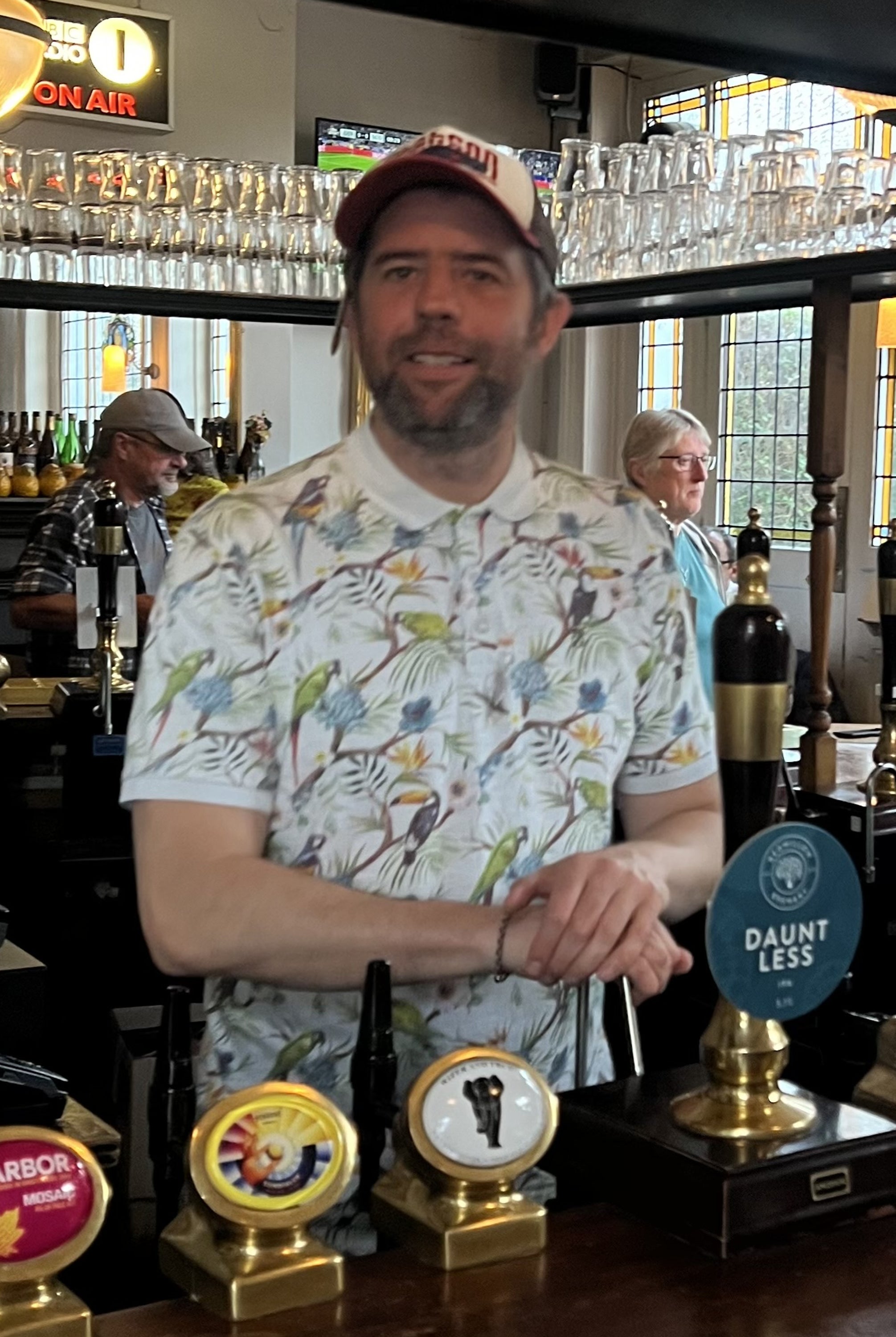 London publican Chris French found a creative way to advertise his business by registering his pub as a political party (Chris French/PA)