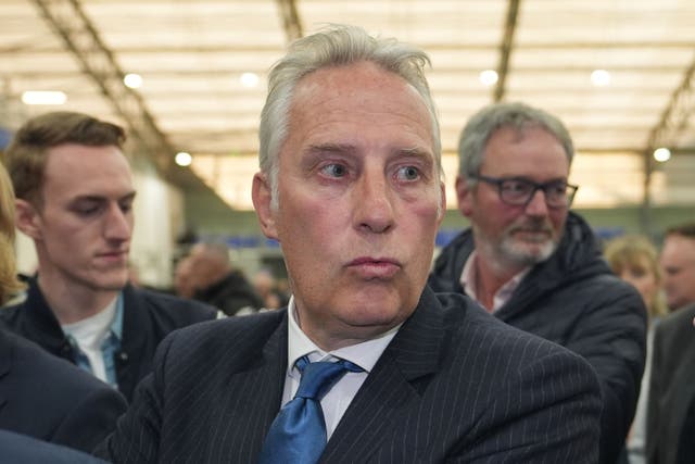 The DUP has suffered a bruising set of election results in Northern Ireland, with the party suffering a seismic shock when Ian Paisley lost his seat in North Antrim (Niall Carson/PA)