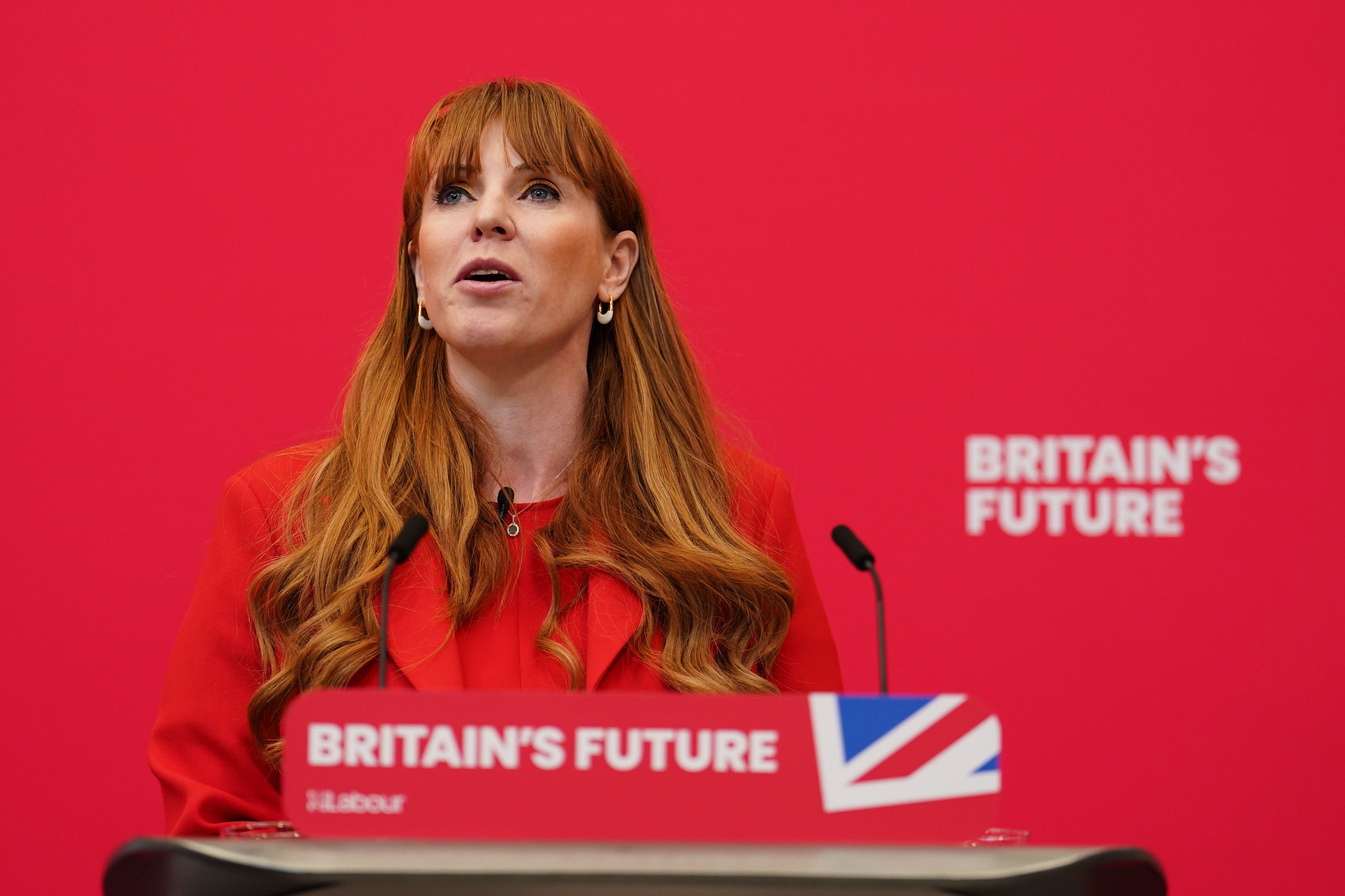 Labour deputy leader Angela Rayner (Jordan Pettitt/PA)