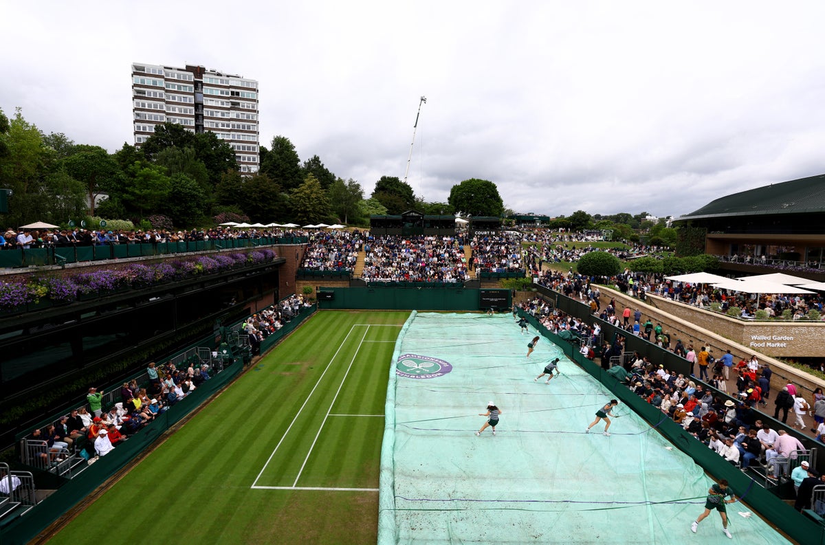 Wimbledon weather forecast as rain set to disrupt Friday’s play