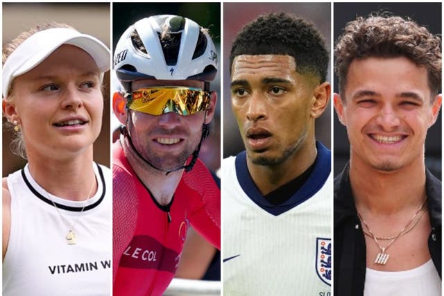 Harriet Dart, Mark Cavendish, Jude Bellingham and Lando Norris are among the sporting stars set to be in action this weekend (PA)
