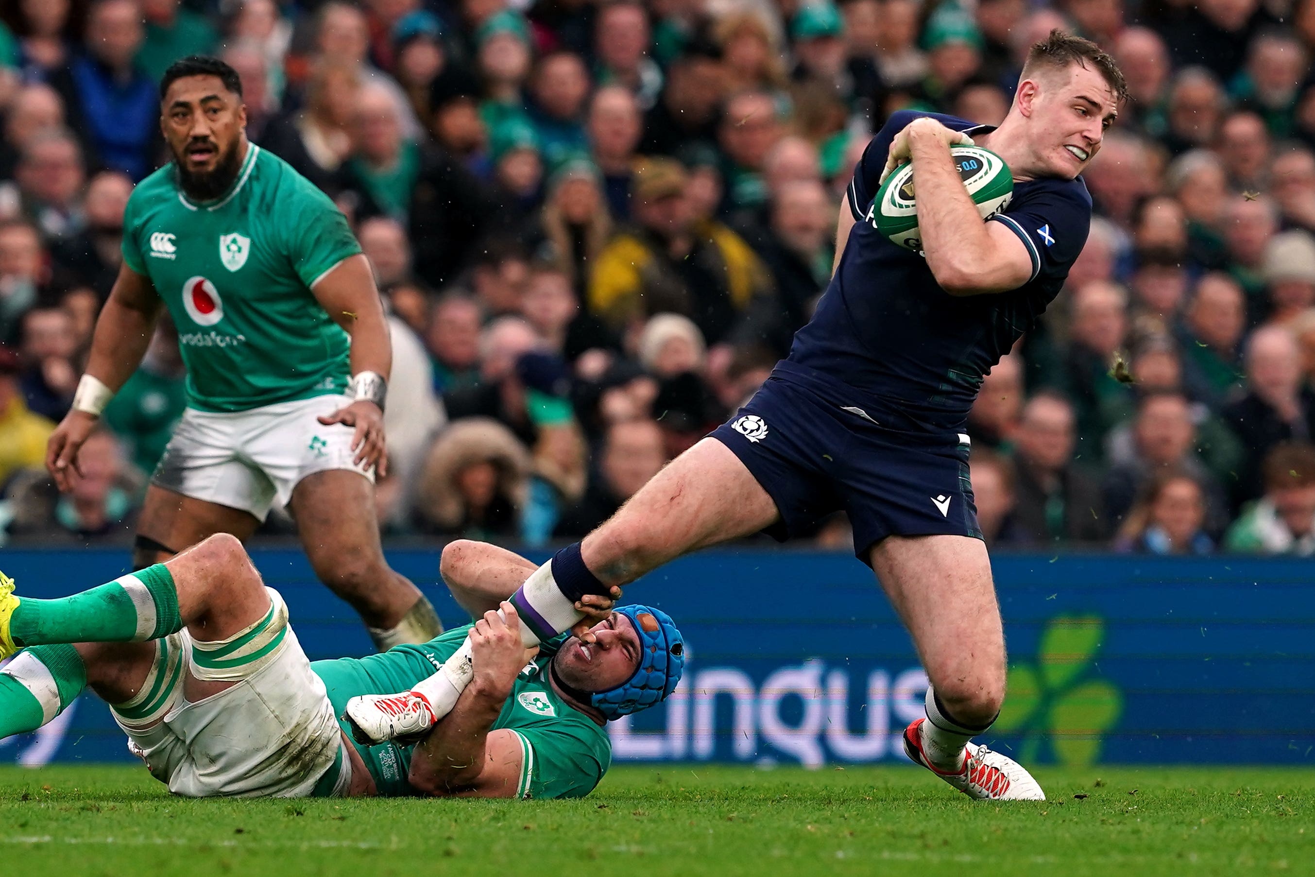 Scotland’s Stafford McDowall, right, has been boosted by his Canada honour (Brian Lawless/PA)