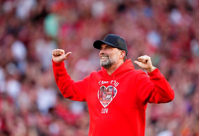 <p>Jurgen Klopp was a popular figure at Anfield (Peter Byrne/PA)</p>