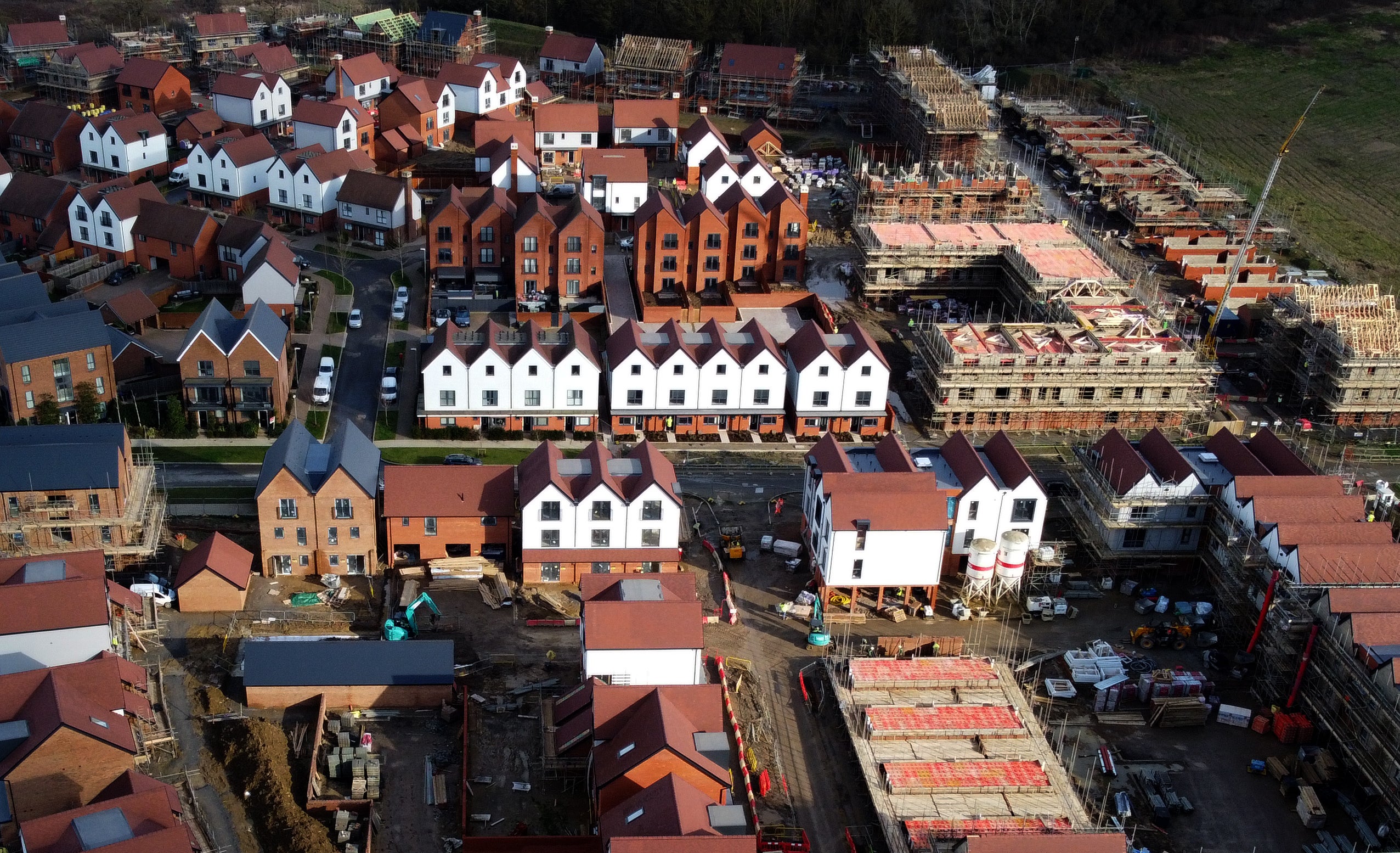 Housebuilders topped the FTSE 100 on Friday (Gareth Fuller/PA)