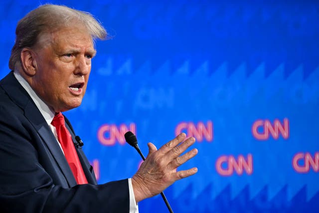 <p>Donald Trump offered Joe Biden some sarcastic encouragement on Truth Social, telling the president to ignore his critics and to continue to run his 2024 campaign </p>
