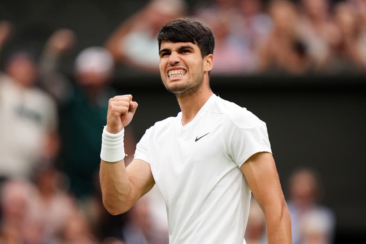 Carlos Alcaraz survives scare against Frances Tiafoe to keep title defence alive