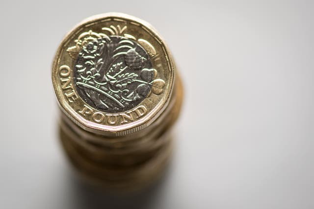 The pound held steady overnight as the General Election results were coming in (Dominic Lipinski/PA)