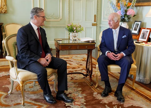 <p>King Charles’s kind words to Keir Starmer during first private audience meeting with new prime minister.</p>