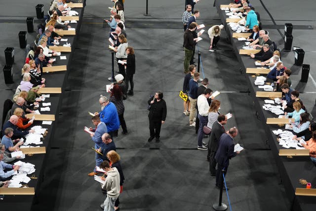 Labour has achieved its third best ever performance in terms of seats won at a general election (Andrew Milligan/PA)