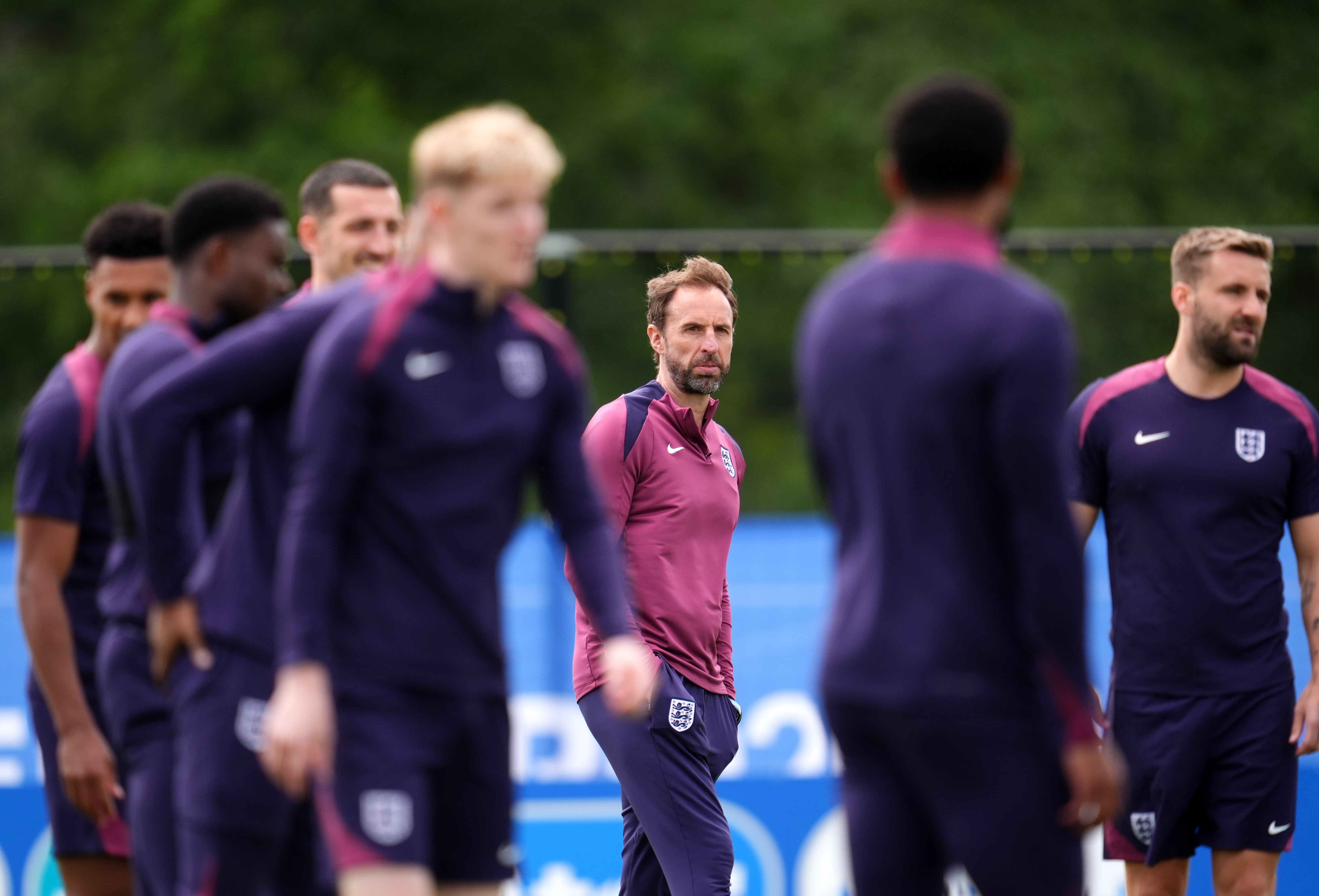 England manager Gareth Southgate has been impressed with the intensity shown in training (Adam Davy/PA)