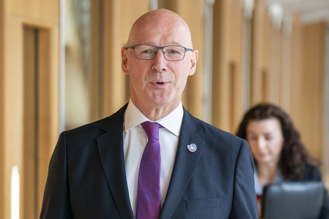 In a phone call with Sir Keir Starmer First Minister John Swinney said he would work collaboratively on ‘areas of mutual interest’ (Jane Barlow/PA)