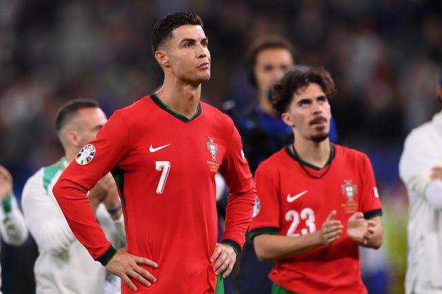 <p>Cristiano Ronaldo’s sub-par performance helped ensure Portugal crashed out of Euro 2024 </p>