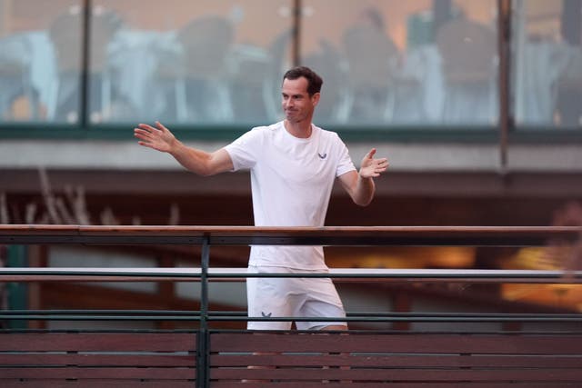 Andy Murray is set to wave goodbye to competitive action at Wimbledon this summer (Jordan Pettitt/PA)