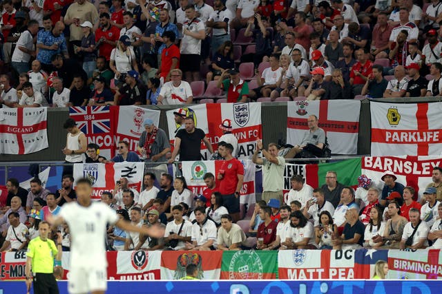 <p>England fans support Lions during Euros 2024</p>