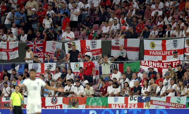 <p>England fans support Lions during Euros 2024</p>