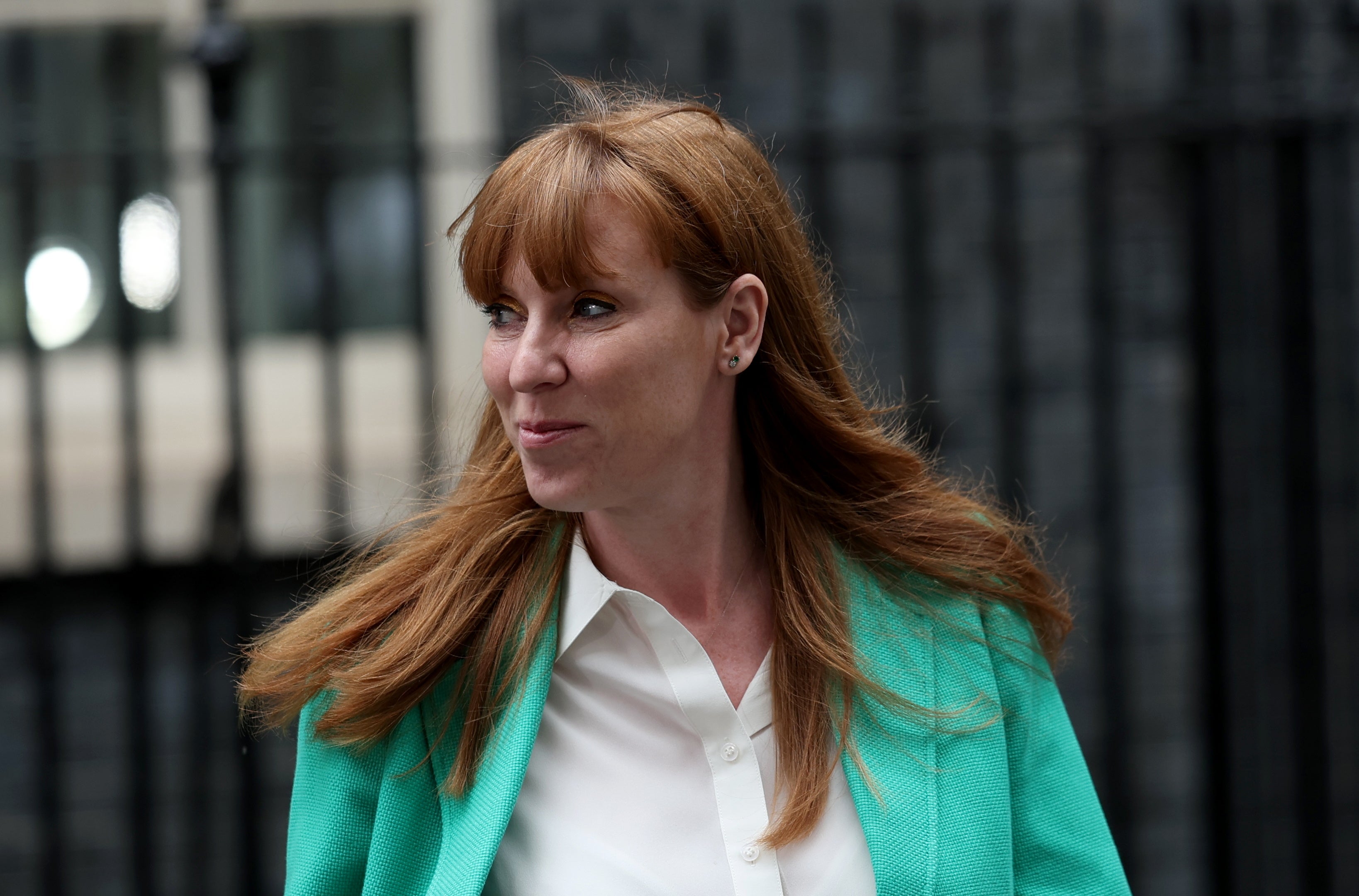 Angela Rayner who has been appointed as Secretary of State for Levelling Up, Housing and Communities, leaves Downing Street in London, Britain, 05 July 2024