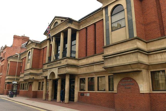 Three men appeared at Leicester Magistrates’ Court on Saturday (Joe Giddens/PA)