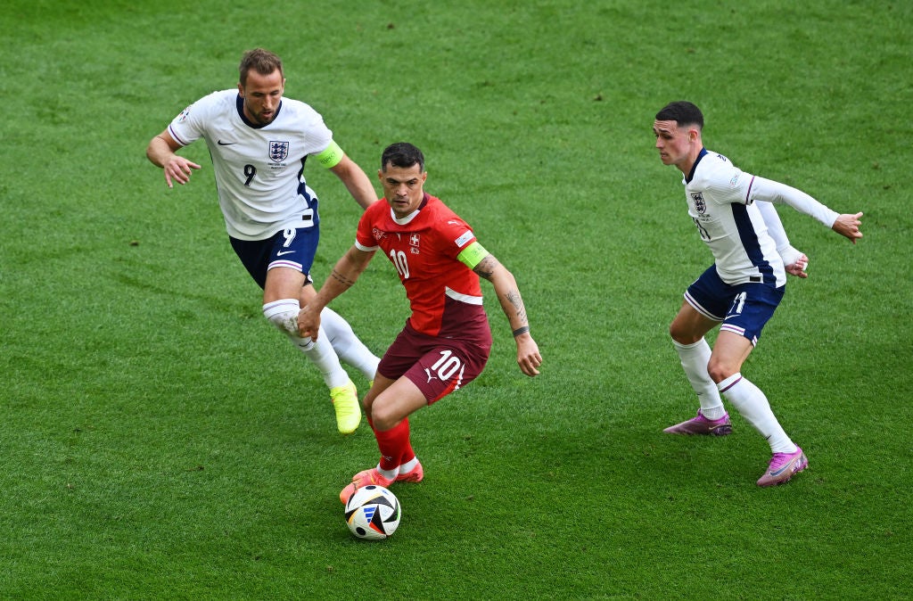 Xhaka has been key to Switzerland throughout Euro 2024, and he was impressive again today