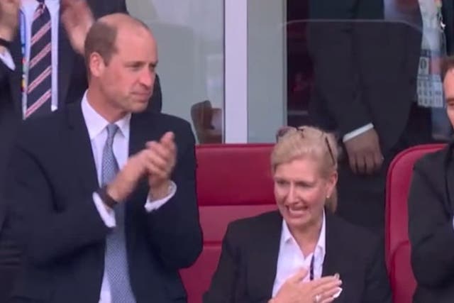 <p>Prince William celebrates England equaliser against Switzerland in Euro 2024 quarter-final.</p>