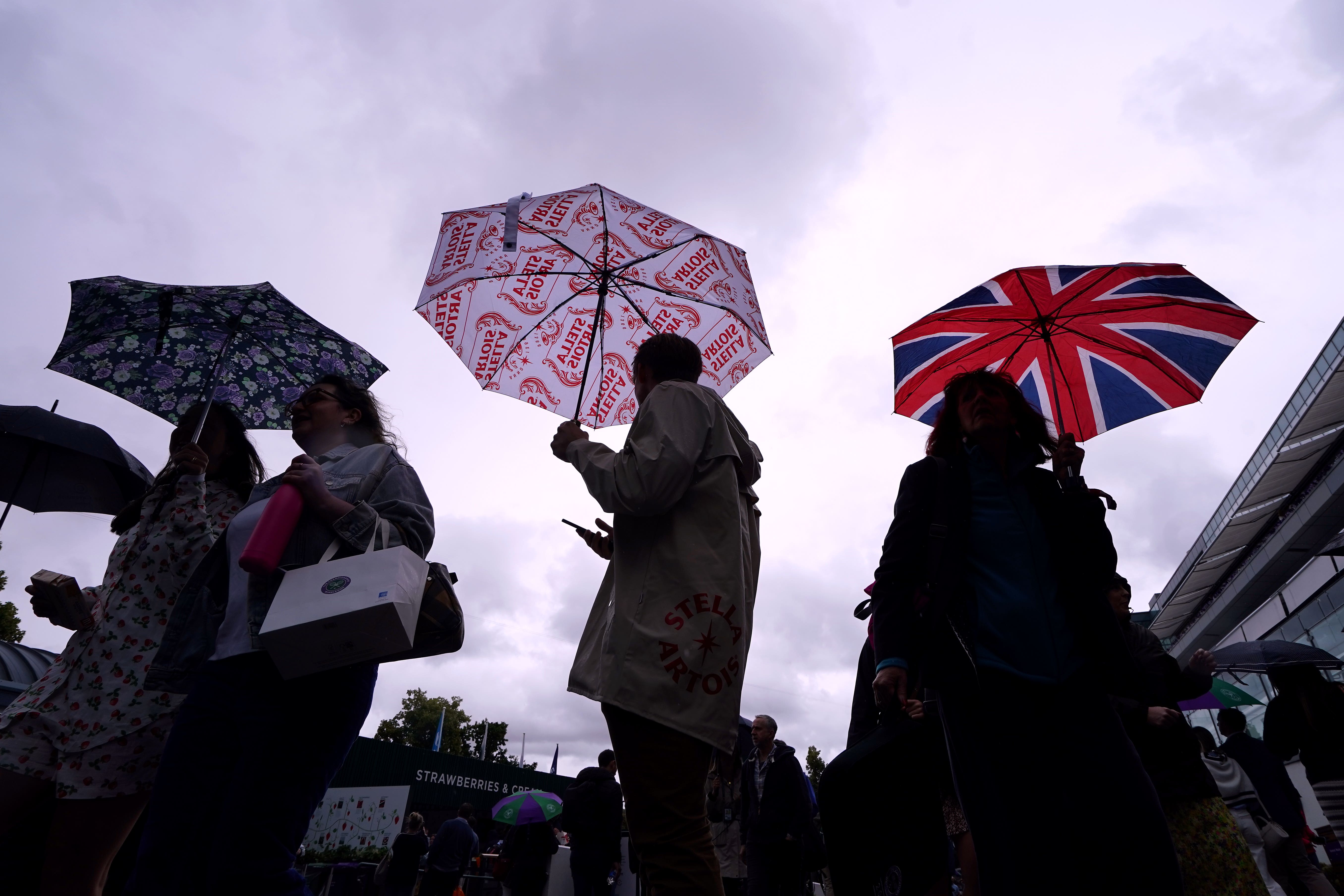 Play at Wimbledon could be affected (Jordan Pettitt/PA)