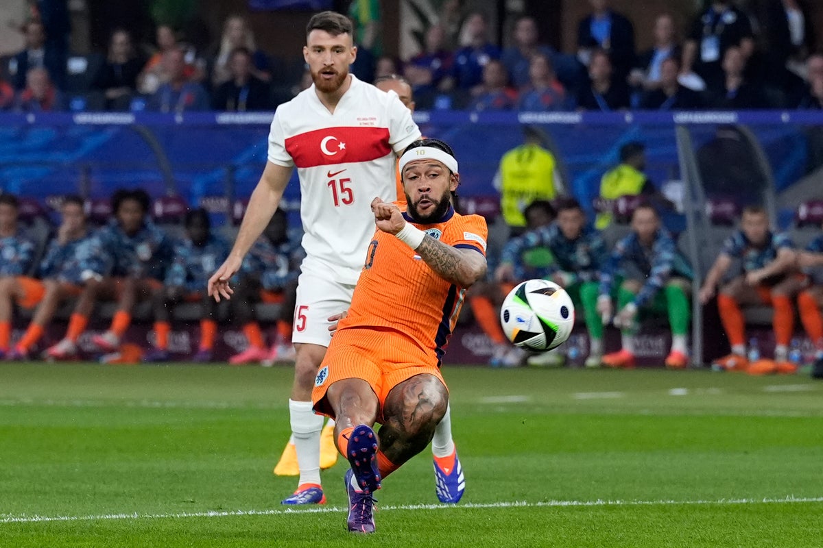 Netherlands v Turkey LIVE: Latest score and goal updates from Euro 2024 quarter-final tonight