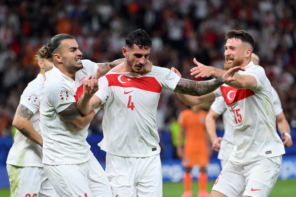 Netherlands v Turkey LIVE: Latest score and goal updates from Euro 2024 quarter-final