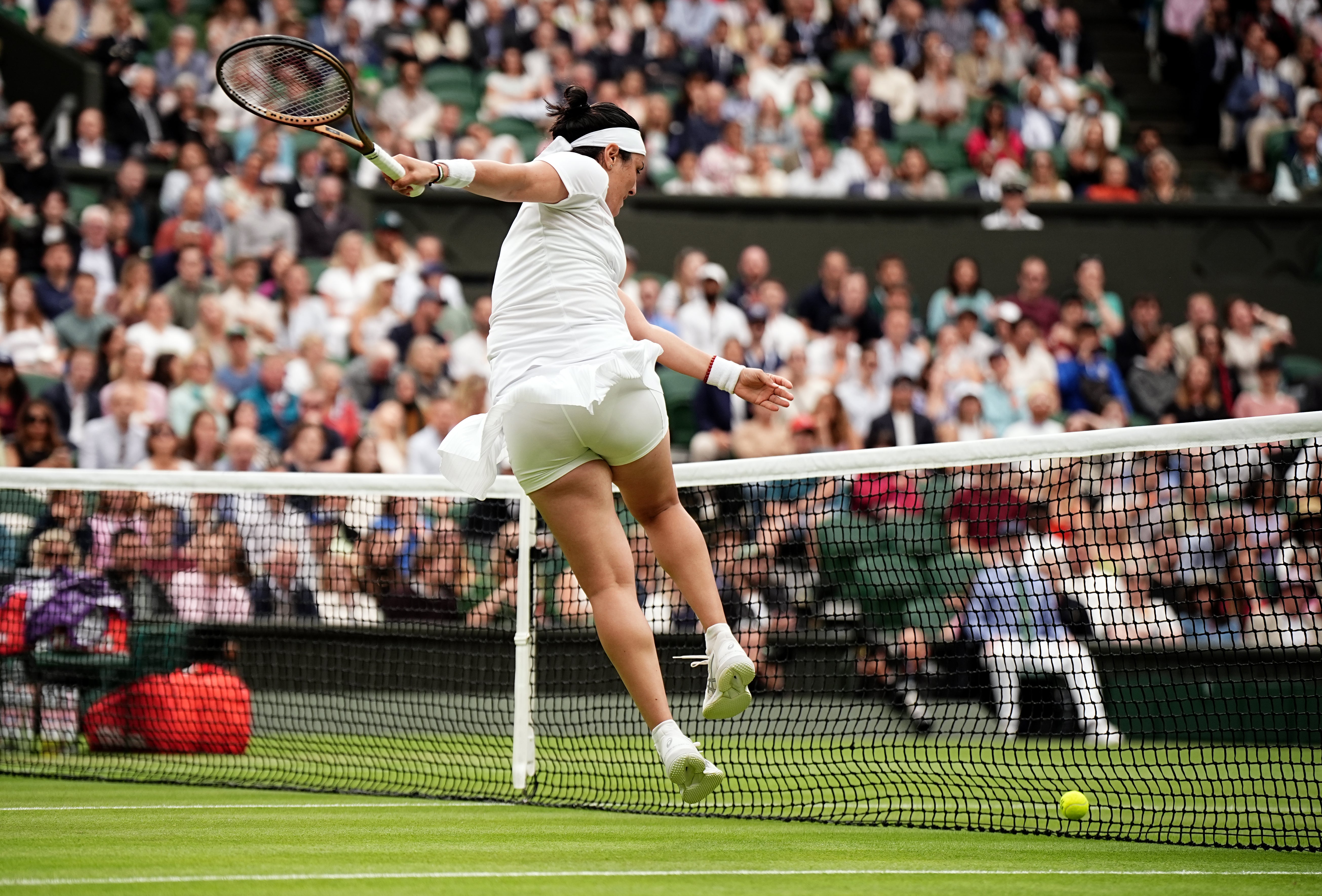 Ons Jabeur was knocked discover (Aaron Chown/PA)