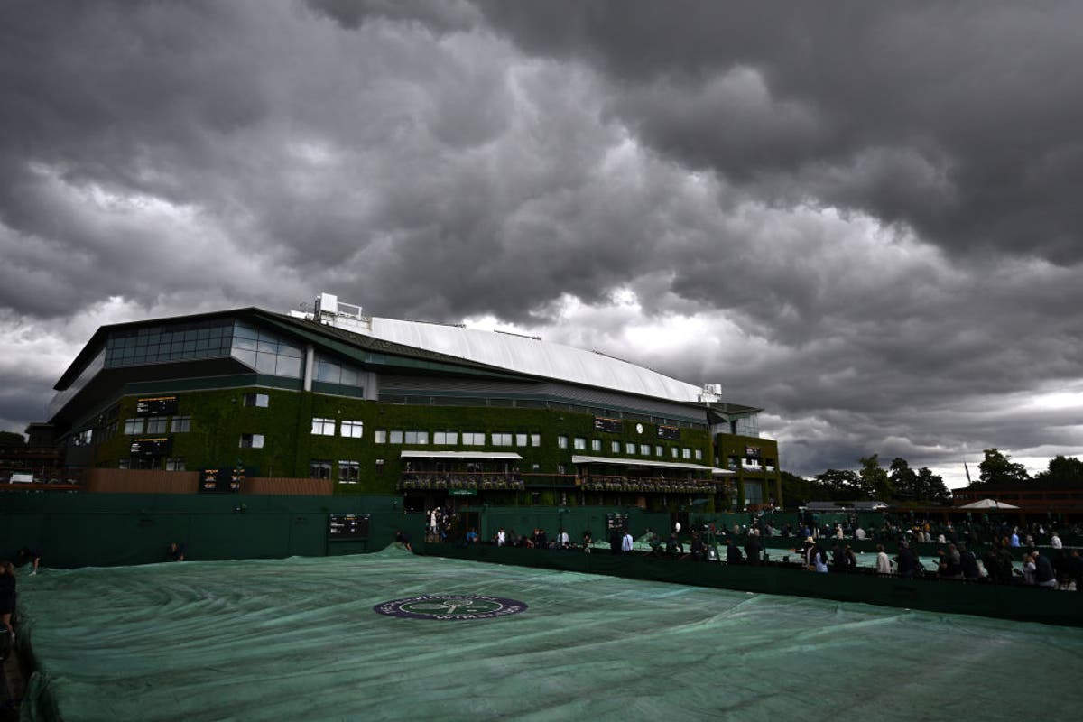 Wimbledon weather forecast as rain set to disrupt Monday’s matches