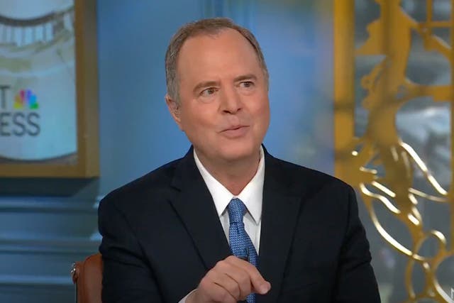 <p>Democratic Rep Adam Schiff said President Joe Biden needs to make ‘the right decision’ when deciding whether to stay in the 2024 race </p>