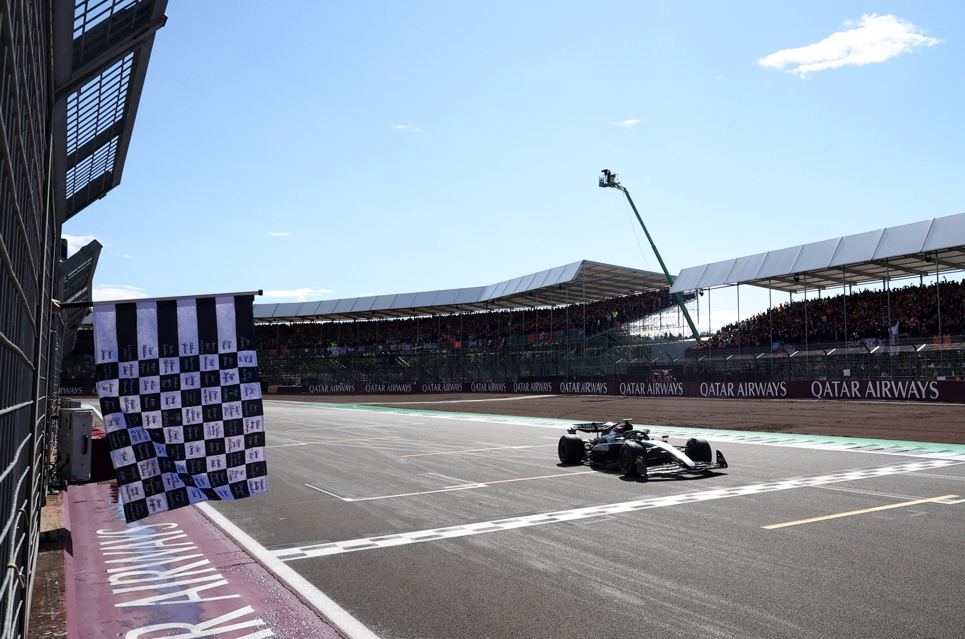 Lewis Hamilton claimed his first win since December 2021 with victory at Silverstone