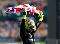 F1 British Grand Prix LIVE: Tearful Lewis Hamilton claims thrilling Silverstone win to deny Max Verstappen