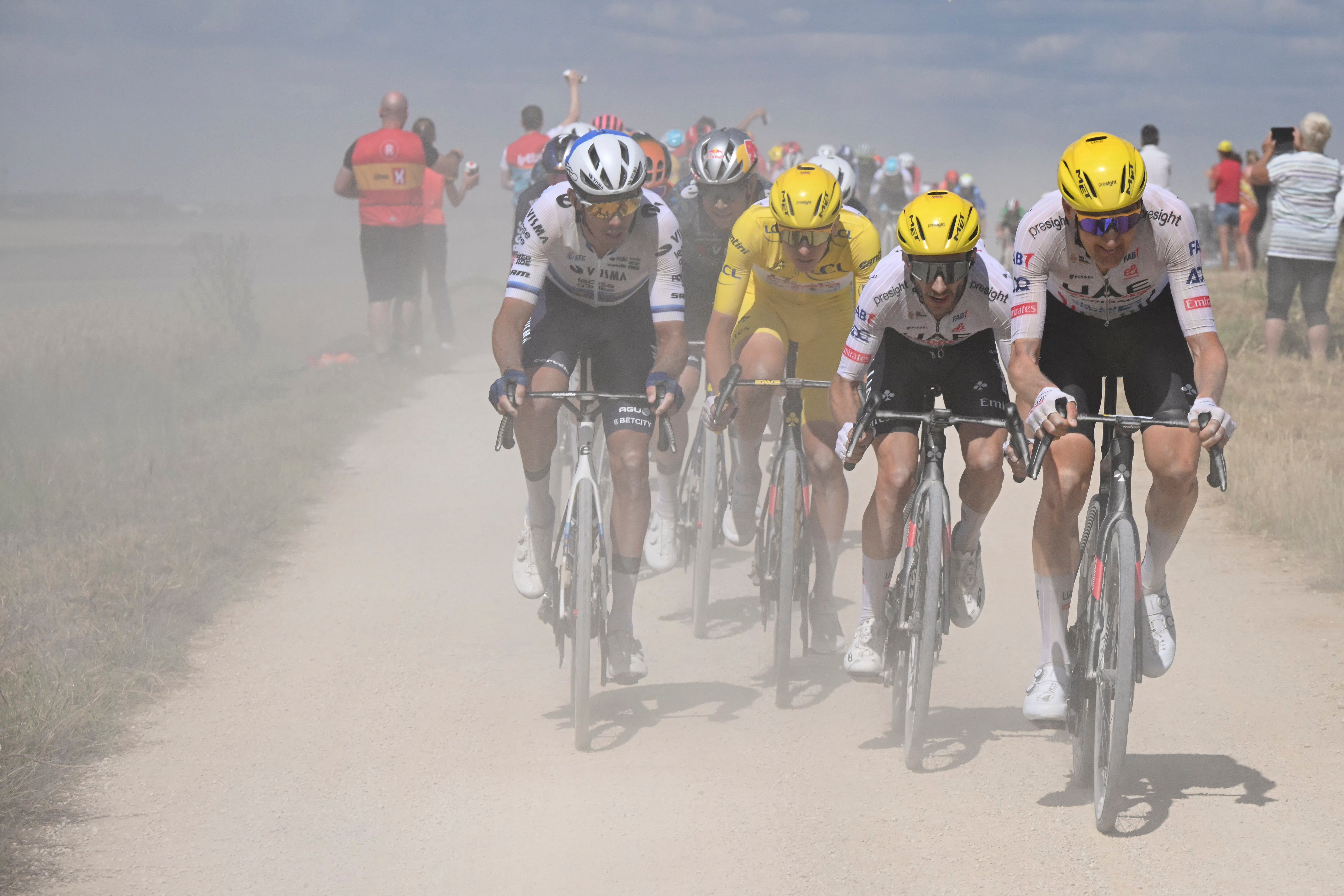 The gravel sectors caused havoc on stage nine