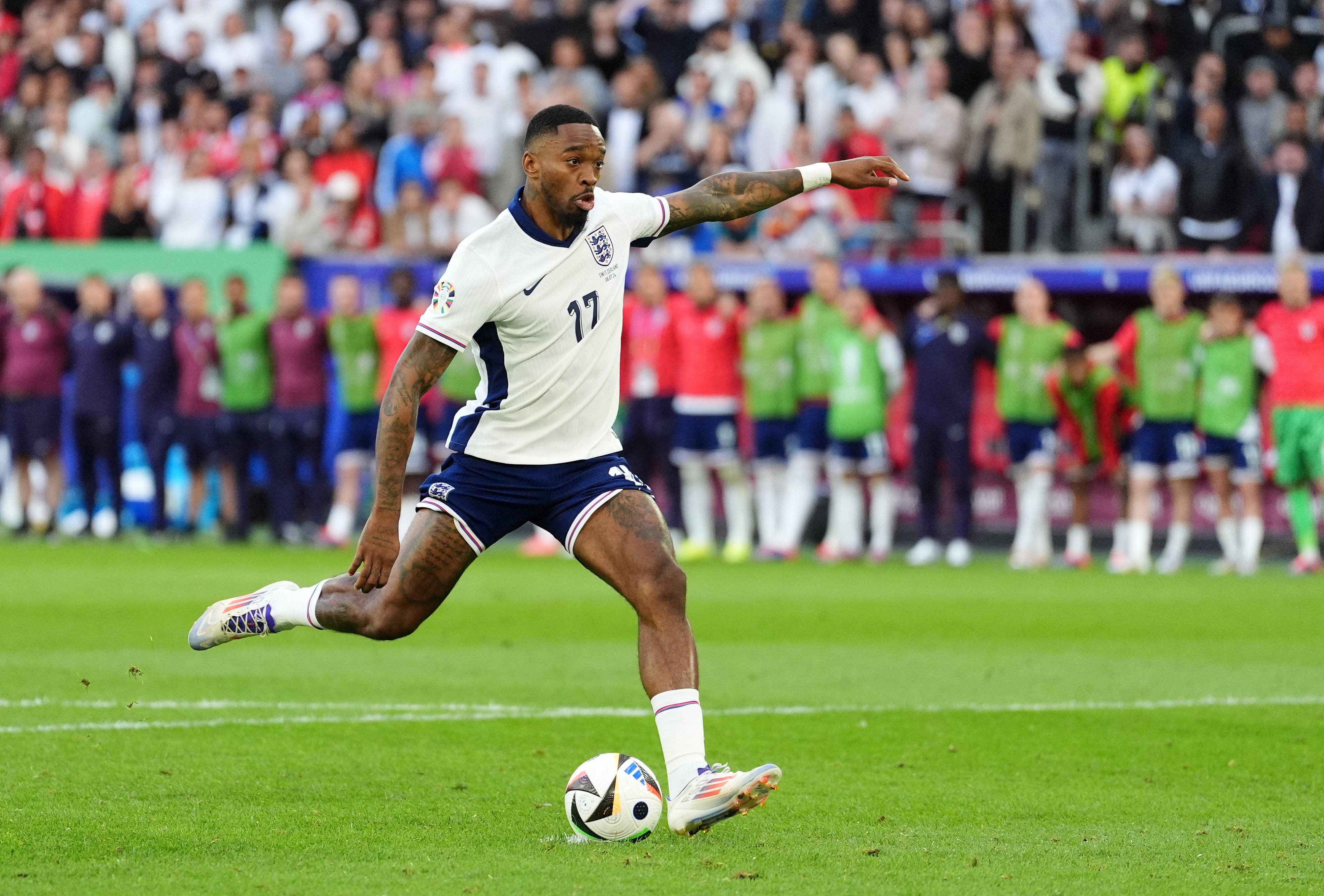 Ivan Toney was part of England’s squad at Euro 2024