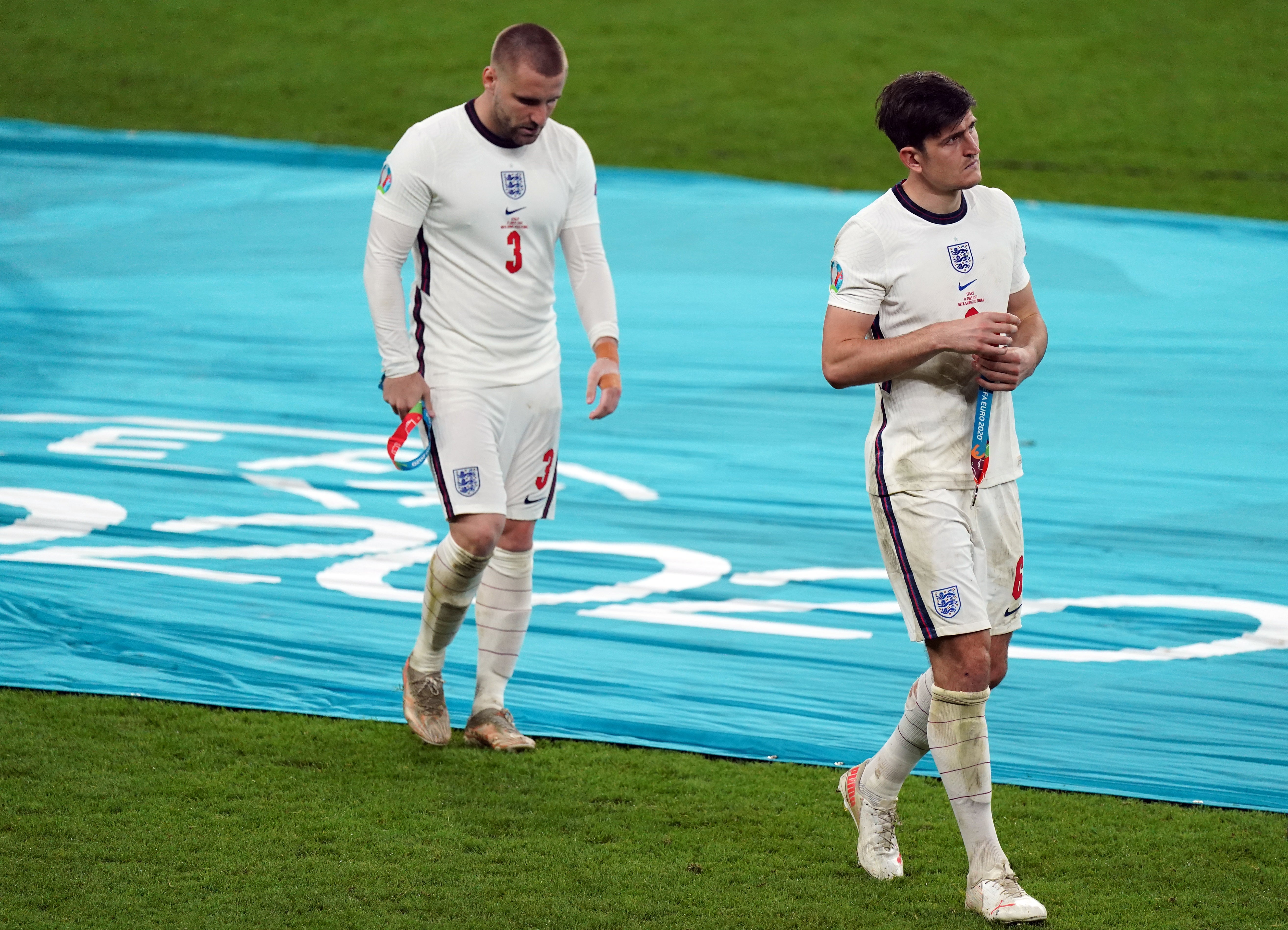 Luke Shaw scored in the Euro 2020 final defeat to Italy (Mike Egerton/PA)