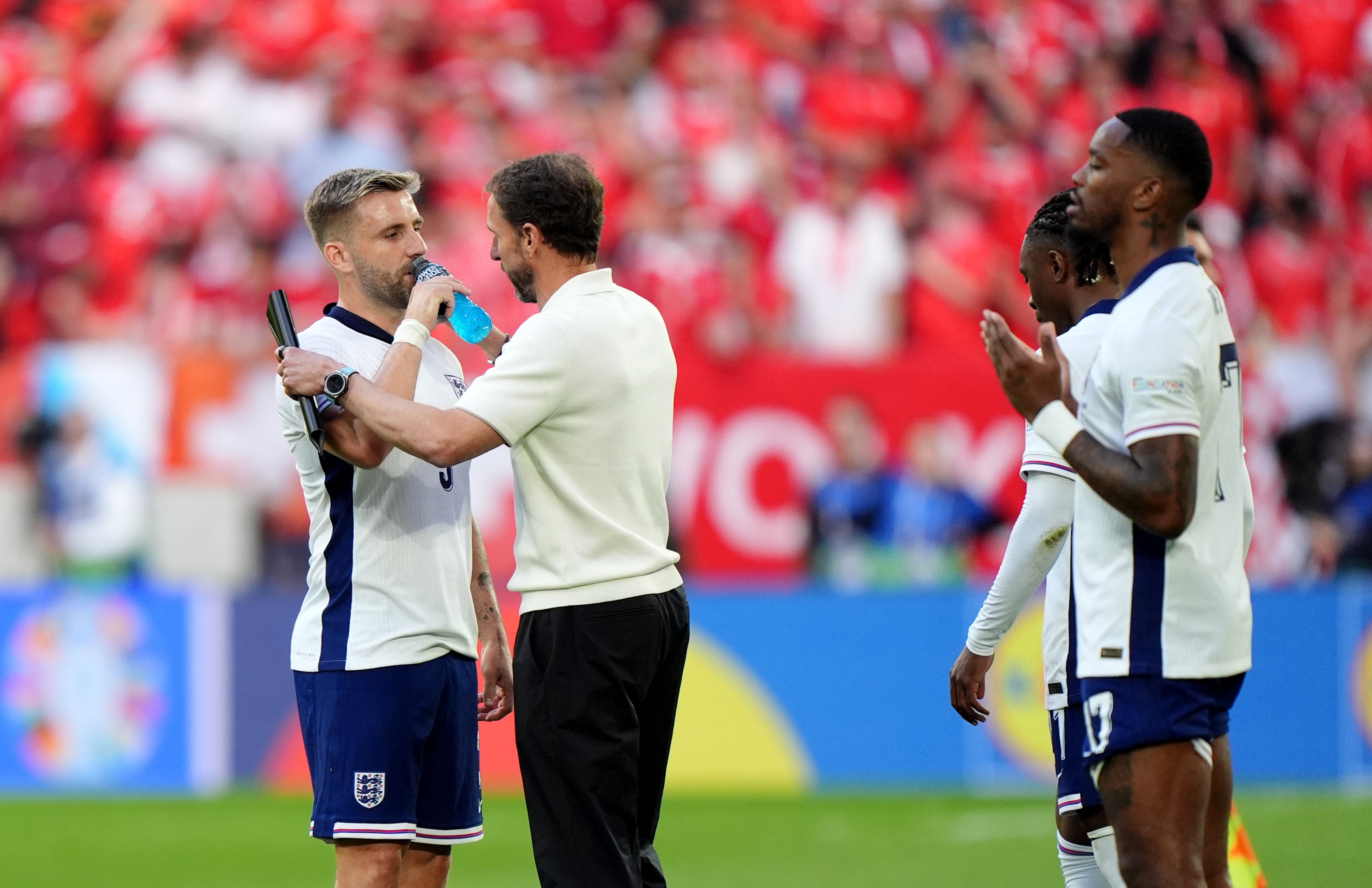 Gareth Southgate took a calculated gamble in selecting Luke Shaw (Bradley Collyer/PA)