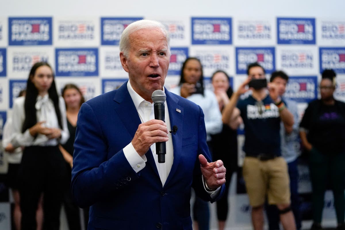 Biden continues campaign push while Democrats hold &lsquo;crisis talks&rsquo; to discuss future of 2024 race: Live