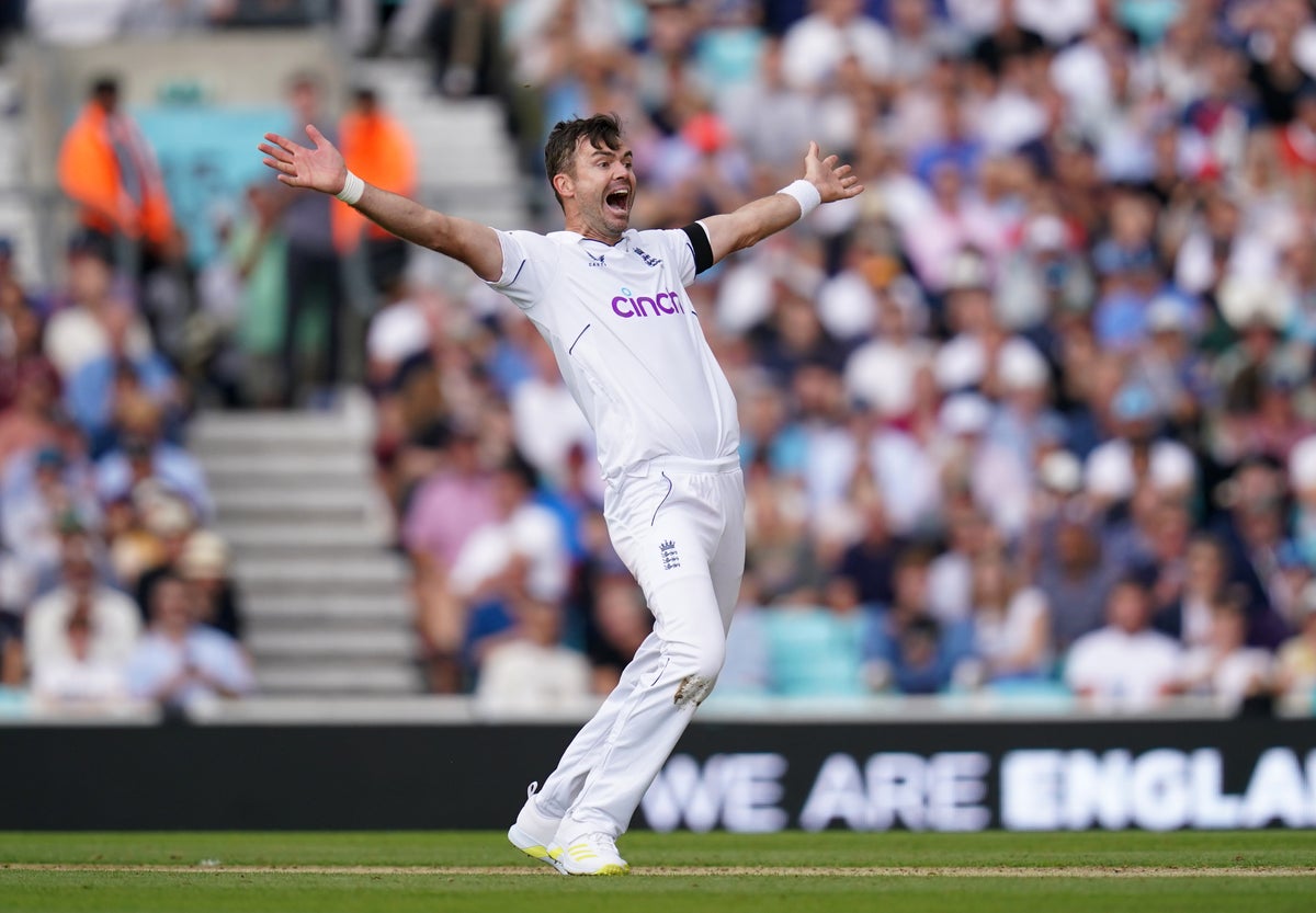 James Anderson takes wicket in final England Test match to bowl out West Indies